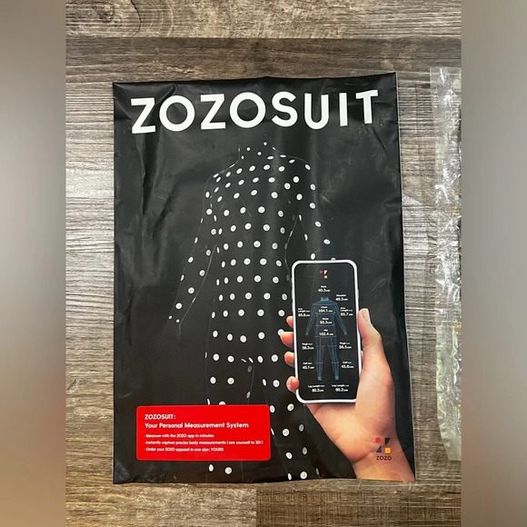 ZOZO Suit Japan Black White Polka Dot Personal Measuring Weight loss - Picture 4 of 4